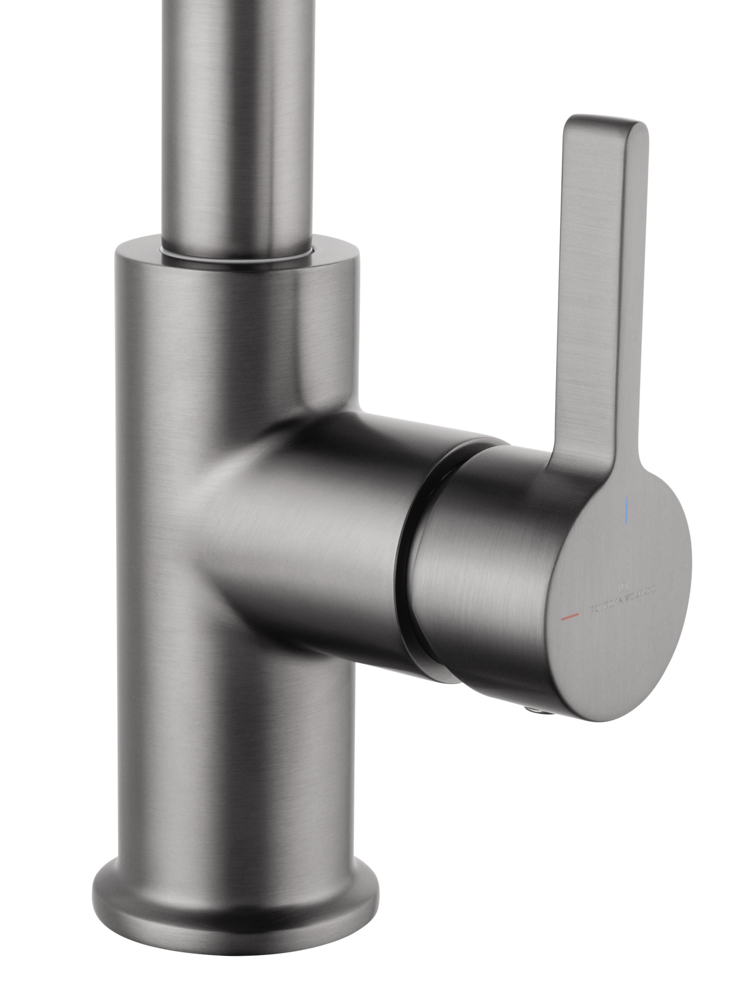 Смеситель для кухонной мойки с подключением фильтра Wonzon & Woghand WW-88458008-BGM темный графит брашированный