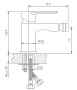Смеситель для биде Haiba HB50505 Смеситель для биде Haiba HB50505