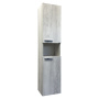 Пенал Comforty Никосия 35x160 см 00-00015953 подвесной дуб белый