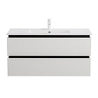 Тумба под раковину Cezares Plane 100 см подвесная bianco lucido глянцевая