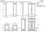 Тумба напольная 43x43 см Opadiris Риспекто 00-00005722 белый Тумба напольная 43x43 см Opadiris Риспекто 00-00005722 белый