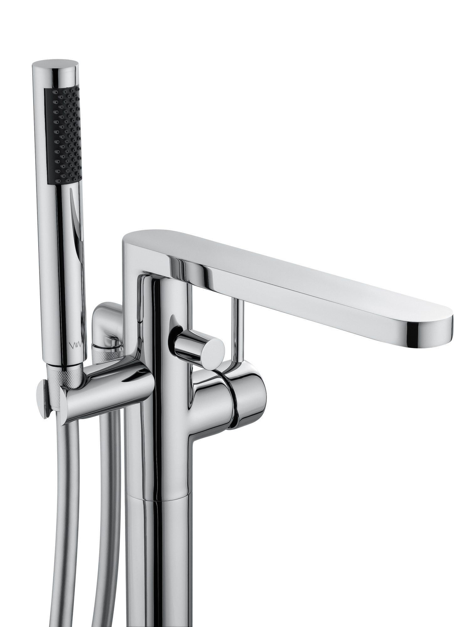 Смеситель для ванны с душем и гарнитуром Wonzon & Woghand Stick WW-88649901-CR хром глянцевый