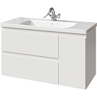 Тумба под раковину Caprigo Forte 100 см 36115R-SF027 подвесная белая