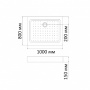 Душевой поддон акриловый 80x100 BandHours Rectangular 810-Tray 240201300 Душевой поддон акриловый 80x100 BandHours Rectangular 810-Tray 240201300