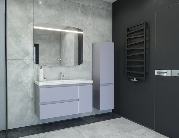 Тумба под раковину Caprigo Forte 100 см 36115R-SF028 подвесная стилл