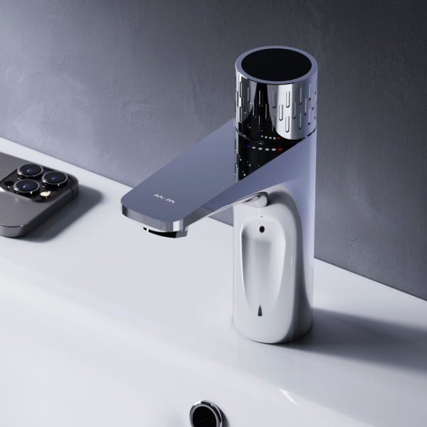 Смеситель для раковины с термостатом Am.Pm Gem хром глянцевый