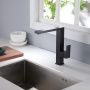 Смеситель для кухни ABBER Daheim AF8214B черный матовый Смеситель для кухни ABBER Daheim AF8214B черный матовый