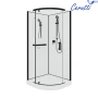 Душевая кабина Ceruttispa 90x205 KORRA90B профиль черный