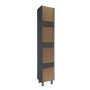 Пенал Comforty Лима 35x190 см 00-00019242 напольный антрацит