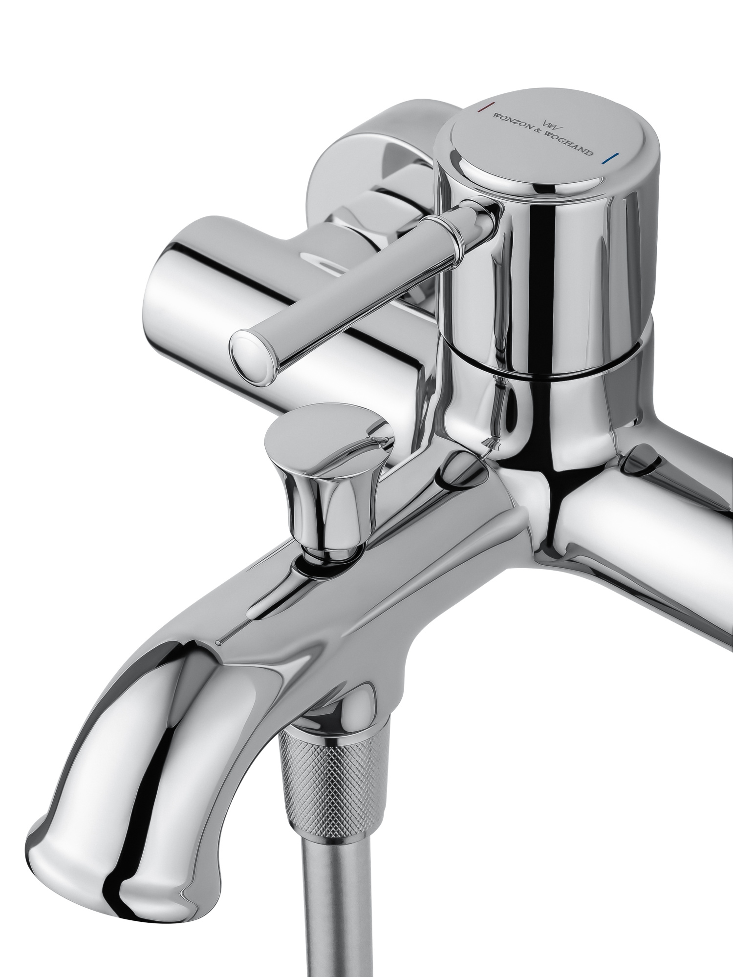 Смеситель для ванны с душем и гарнитуром Wonzon & Woghand Tor WW-88037073-CR хром глянцевый