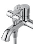Смеситель для ванны с душем и гарнитуром Wonzon & Woghand Tor WW-88037073-CR хром глянцевый