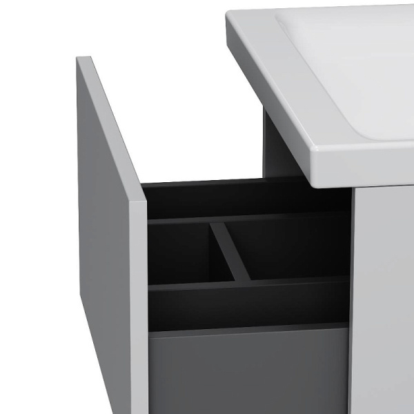 Тумба под раковину Am.Pm Gem 50 см M90FHX0502WG подвесная белая