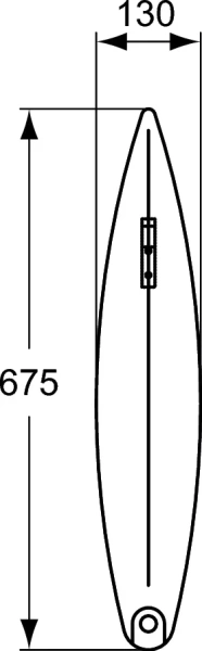 Перегородка для писсуара Ideal Standard S612001 Перегородка для писсуара Ideal Standard S612001