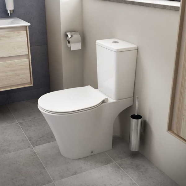 Туалетная щетка с держателем Ideal Standard CONNECT N1396AA Туалетная щетка с держателем Ideal Standard CONNECT N1396AA