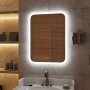 Зеркало с подсветкой и сенсорным выключателем Континент Glamour 50x70 Зеркало с подсветкой и сенсорным выключателем Континент Glamour 50x70