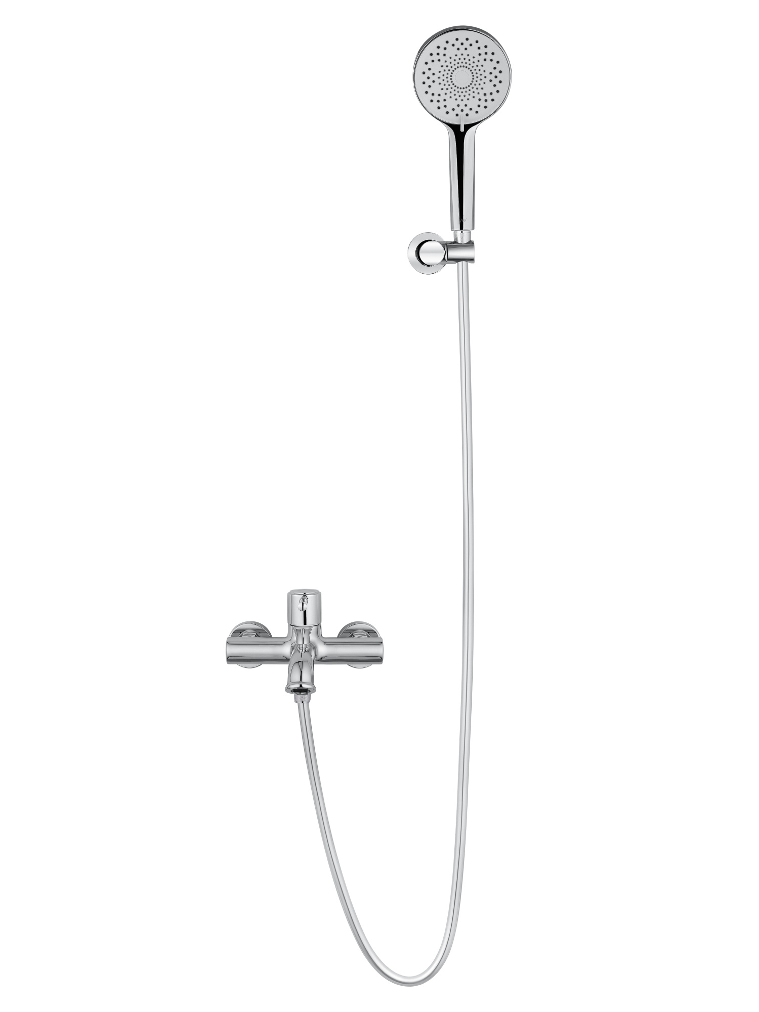 Смеситель для ванны с душем и гарнитуром Wonzon & Woghand Tor WW-88037073-CR хром глянцевый