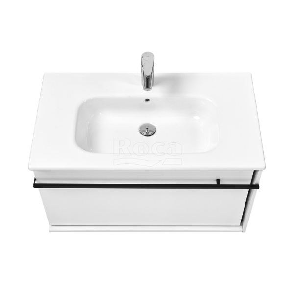Тумба под раковину Roca Aneto 80 см 7.8574.3.080.6 подвесная белая