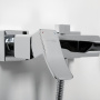 Смеситель для ванны с душевым гарнитуром WasserKRAFT Aller 1061 хром глянцевый