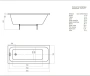 Ванна акриловая 165x70 AQUATEK Мия MIY165-0000001 Ванна акриловая 165x70 AQUATEK Мия MIY165-0000001