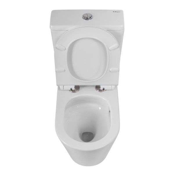 Чаша унитаза безободковая со смывом  BelBagno FLAY-R BB2149CP-TOR Чаша унитаза безободковая со смывом  BelBagno FLAY-R BB2149CP-TOR