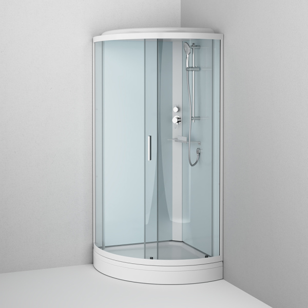 Душевая кабина AM.PM X-Joy 90x90 W88C-401-090WT профиль белый