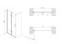 Душевая дверь 70x195 ABBER Zart AG08070P профиль хром стекло прозрачное Душевая дверь 70x195 ABBER Zart AG08070P профиль хром стекло прозрачное