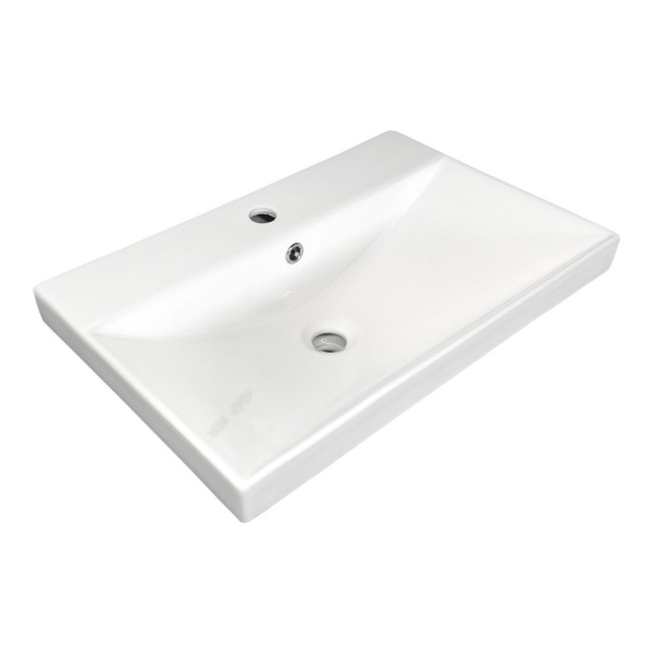 Тумба с раковиной Comforty Кама 60 см 00-00018655 подвесная белая