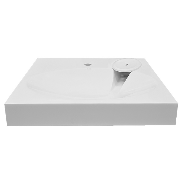Раковина прямоугольная литьевой мрамор 60x56 Azario Estet CS00082259