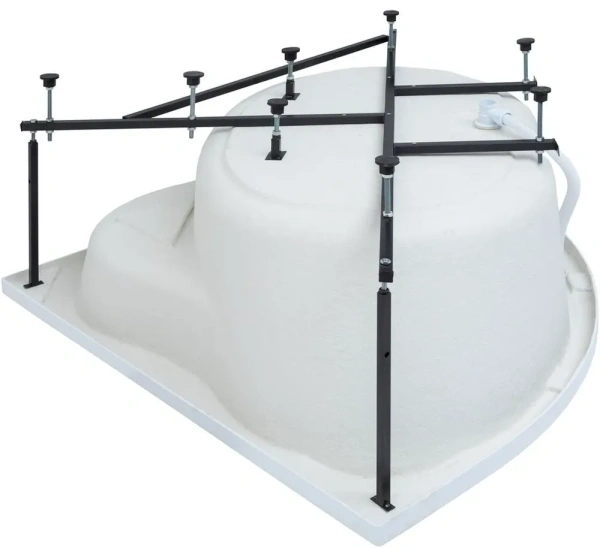 Акриловая ванна Aquanet Palau 00205535 140x140 с каркасом