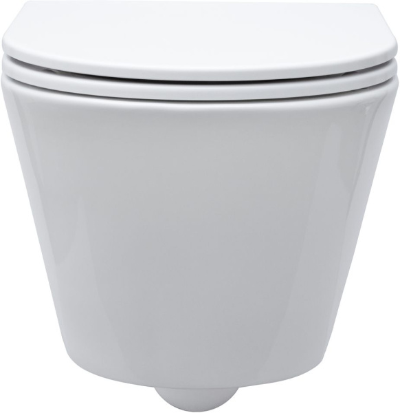 Унитаз подвесной Aquanet LAKE-W безободковый с микролифтом