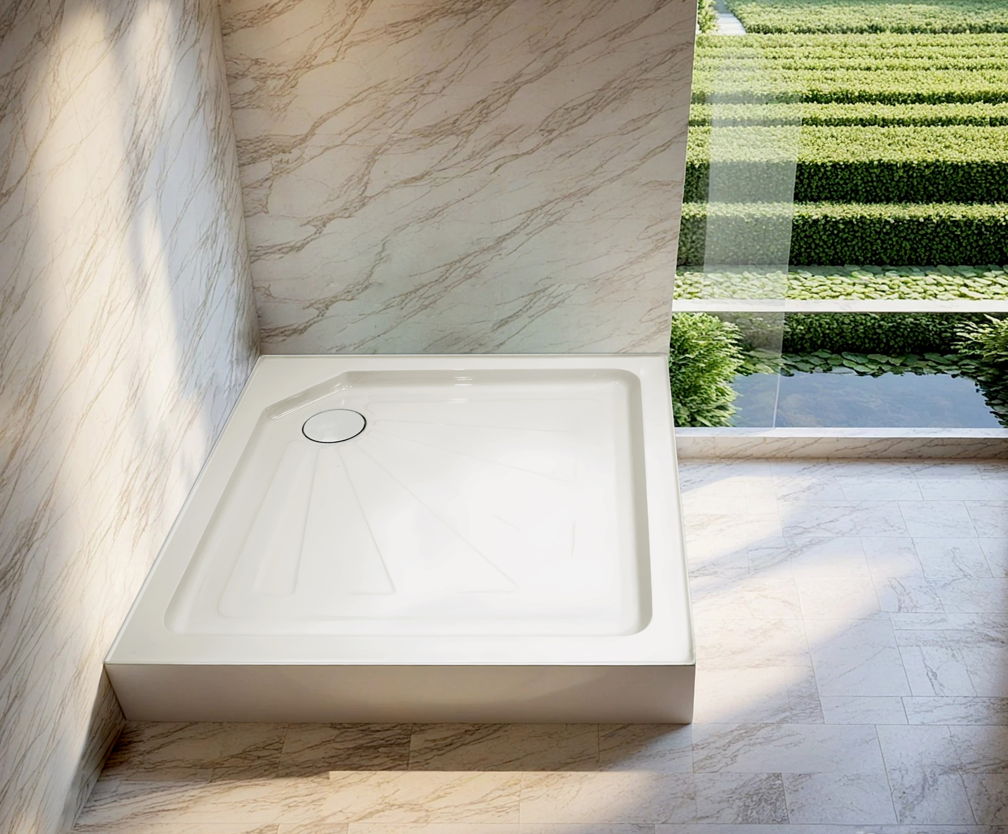 Поддон акриловый Ceruttispa 90x90 Q91