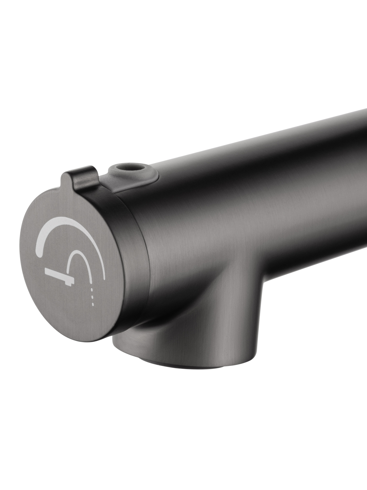 Смеситель для раковины Wonzon & Woghand WW-H1017-BGG темный графит брашированный