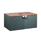 Тумба под раковину Runo Андорра 85 см 00-00002016 подвесная графит