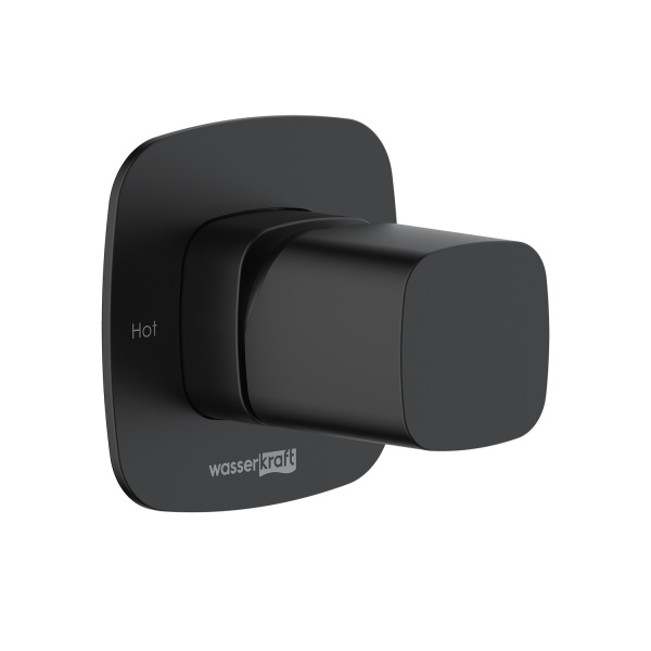 Встраиваемый смеситель для душа WasserKRAFT Nuthe 9151 черный матовый