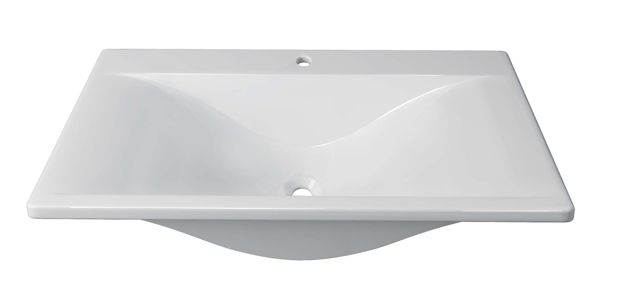 Мебельная раковина Madera Pulsus 4627173210706 60 см белая глянцевая