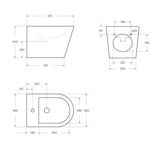 Подвесное  BelBagno FLAY-R BB053BH Подвесное  BelBagno FLAY-R BB053BH