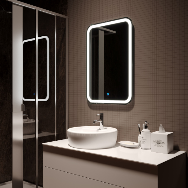Зеркало с LED подсветкой 55х80 Silver Mirrors Мальта ФР-00000941 Зеркало с LED подсветкой 55х80 Silver Mirrors Мальта ФР-00000941