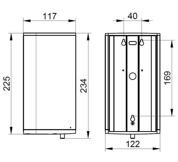Дозатор жидкого мыла 12,2x11,7 KEUCO Plan 14956010637 Хром Дозатор жидкого мыла 12,2x11,7 KEUCO Plan 14956010637 Хром