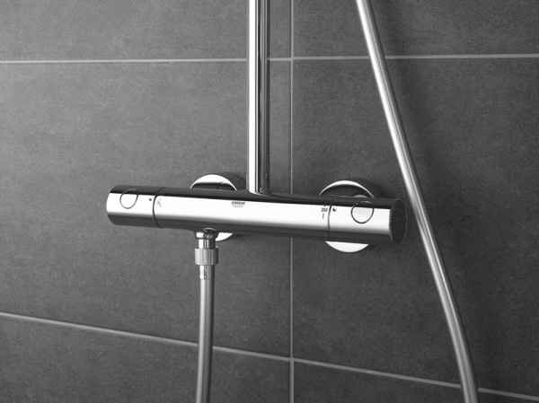 Душевая колонна с термостатом  Grohe Tempesta 27922001 хром Душевая колонна с термостатом  Grohe Tempesta 27922001 хром