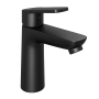 Смеситель для раковины Abelsberg Lineara UNF23508MB вулканический черный матовый