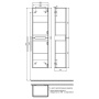 Пенал подвесной 40 см IDDIS Edifice EDI40W0i97 белый Пенал подвесной 40 см IDDIS Edifice EDI40W0i97 белый
