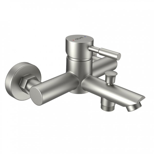 Смеситель для ванны Dorff Logic NEW D0103030SS нержавеющая сталь матовый