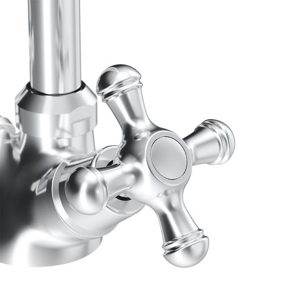 Смеситель для кухонной мойки RedBlu by Damixa Retro 230000000 хром глянцевый