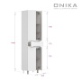 Пенал Onika Айленд 50x180 см 405003 напольный белый