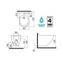 Биде подвесное Bien Harmony HRBA05201VD1W3000 Биде подвесное Bien Harmony HRBA05201VD1W3000