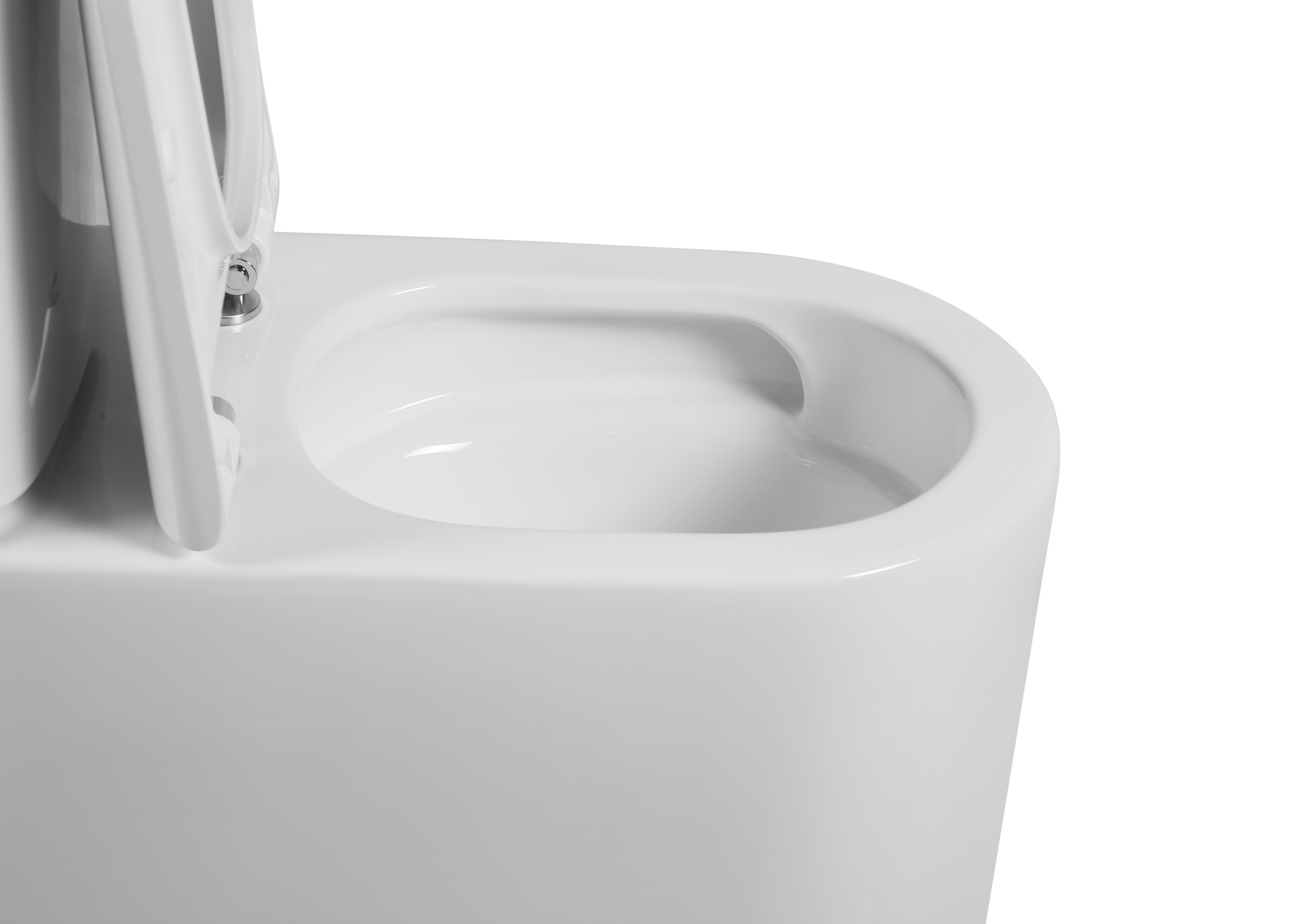 Унитаз-компакт Sapbox Glacier SB0101T3-W безободковый с микролифтом