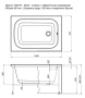 Акриловая ванна Aquanet Seed 00216658 100x70 с каркасом