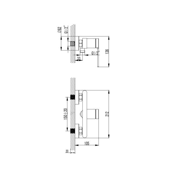 Смеситель AQUAme Asti AQM6413BG шлифованное золото Смеситель AQUAme Asti AQM6413BG шлифованное золото