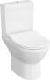 Унитаз-компакт безободковый с тонким сиденьем микролифт VitrA Integra Round Open-Back 9833B003-7206 Унитаз-компакт безободковый с тонким сиденьем микролифт VitrA Integra Round Open-Back 9833B003-7206