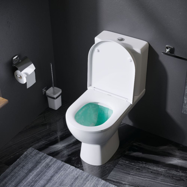 Унитаз-компакт FlashClean с сиденьем микролифт AM.PM Sunny C85C8600SC Унитаз-компакт FlashClean с сиденьем микролифт AM.PM Sunny C85C8600SC
